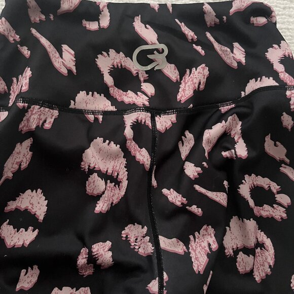 Cyclebar Pants - Cyclebar Pink Printed Leggings